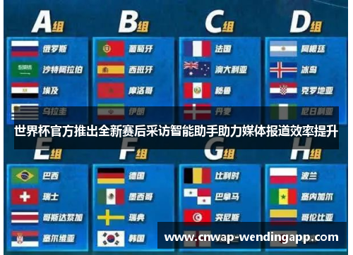 世界杯官方推出全新赛后采访智能助手助力媒体报道效率提升